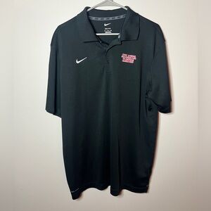 Atlanta Hawks black Nike polo shirt size XL